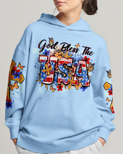 God Bless The USA Women's All Over Print Shirt - Tltr1509233, easychoo.com