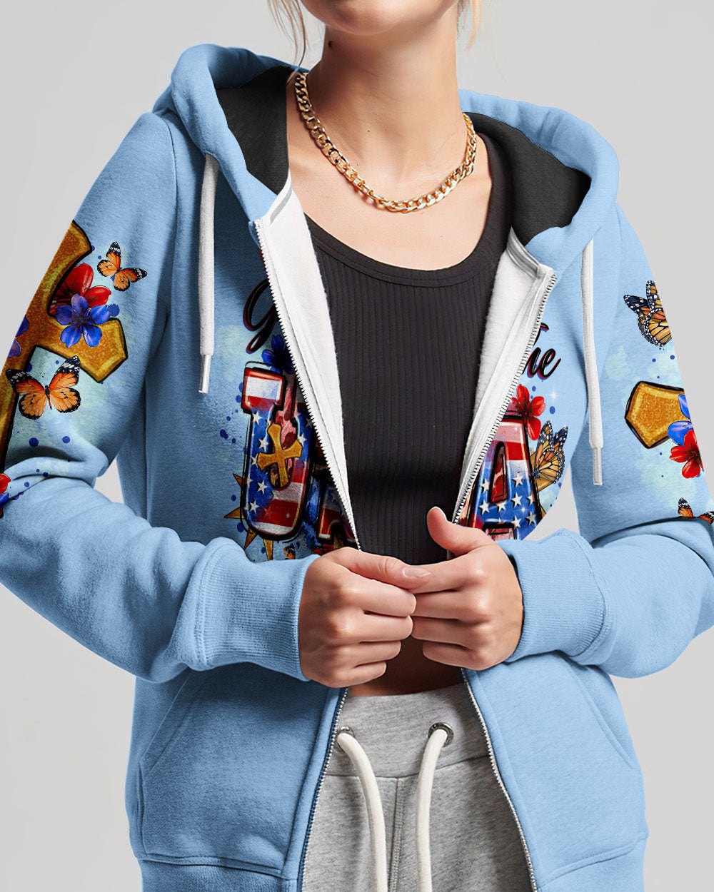 God Bless The USA Women's All Over Print Shirt - Tltr1509233, easychoo.com