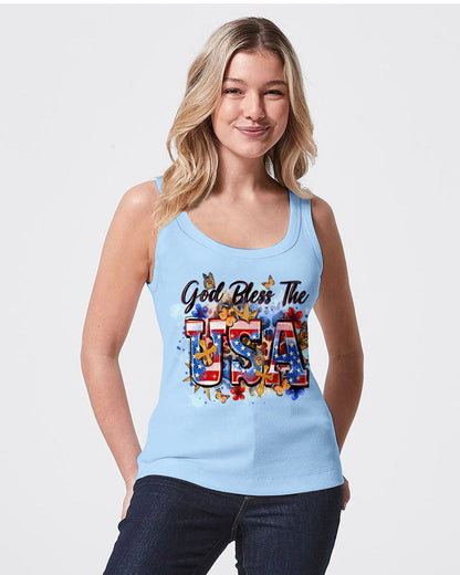 God Bless The USA Women's All Over Print Shirt - Tltr1509233, easychoo.com