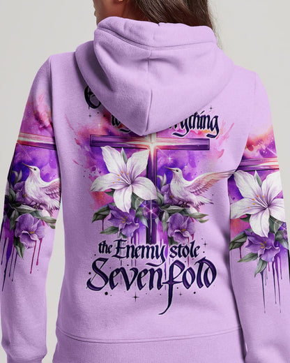 God Is Restoring To You Everything Women's All Over Print Shirt - Ty2508234, easychoo.com