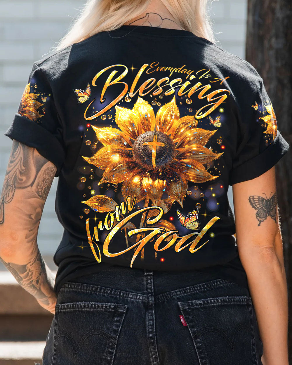 Everyday Is A Blessing From God Women's All Over Print Shirt - Tytm1407232, easychoo.com