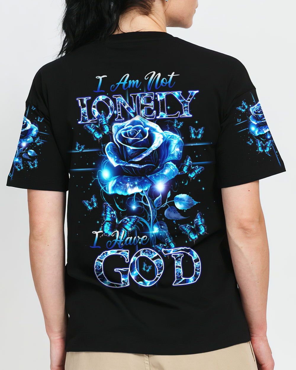 I Have God Rose Women's All Over Print Shirt - Ty2706232, easychoo.com