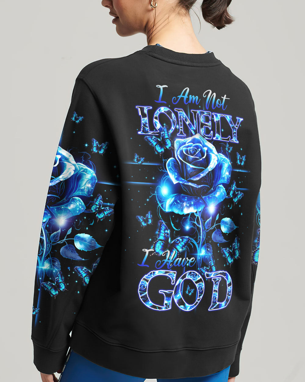 I Have God Rose Women's All Over Print Shirt - Ty2706232, easychoo.com