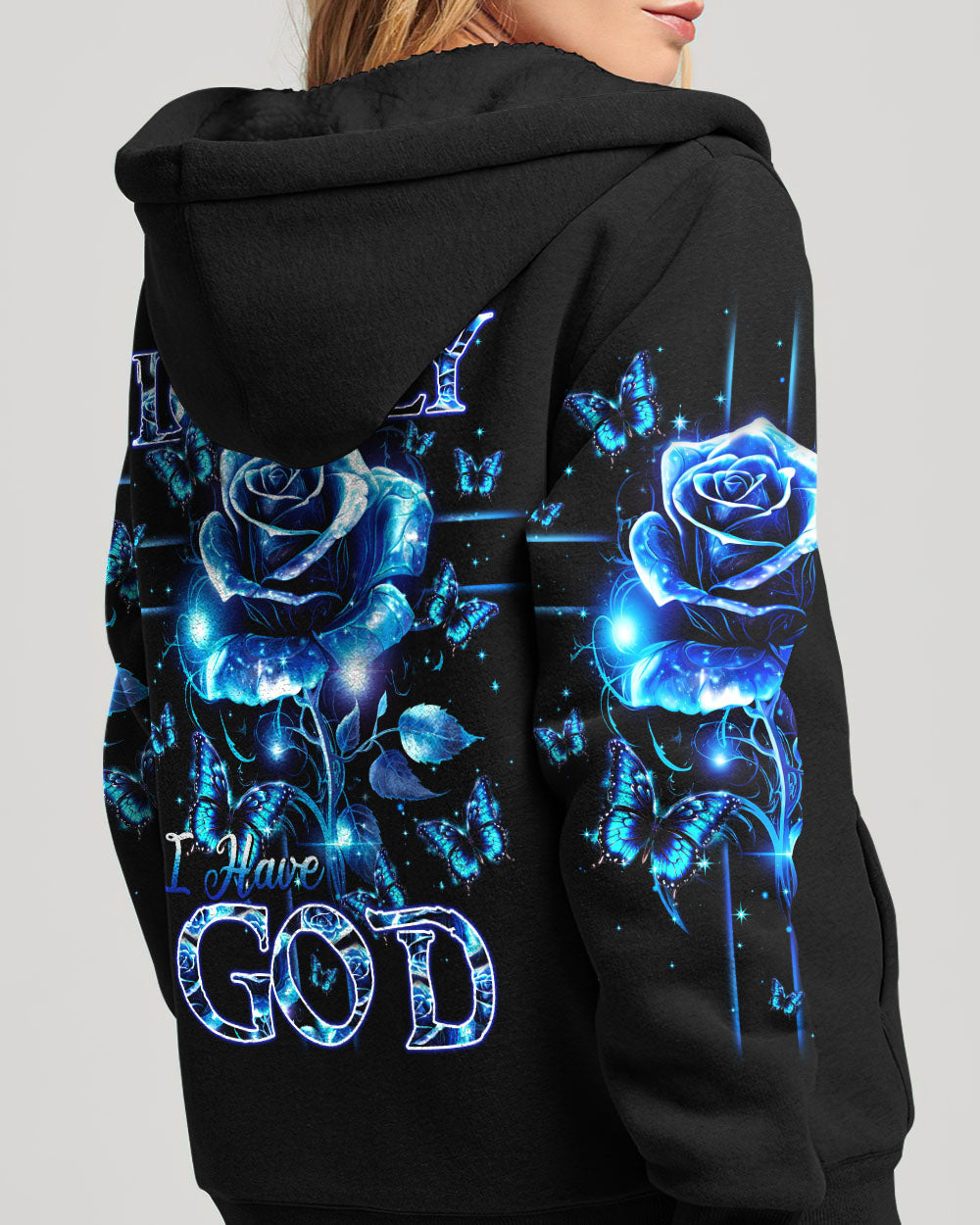 I Have God Rose Women's All Over Print Shirt - Ty2706232, easychoo.com