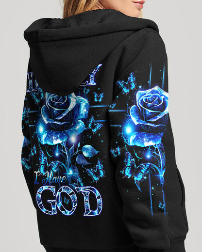 I Have God Rose Women's All Over Print Shirt - Ty2706232, easychoo.com