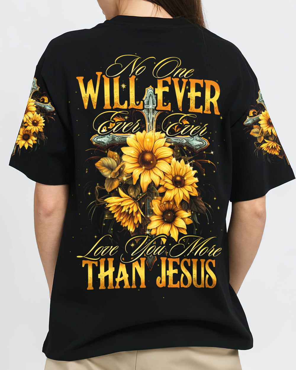 No One Will Ever Love You More Than Jesus Women's All Over Print Shirt - Tytd0507231, easychoo.com