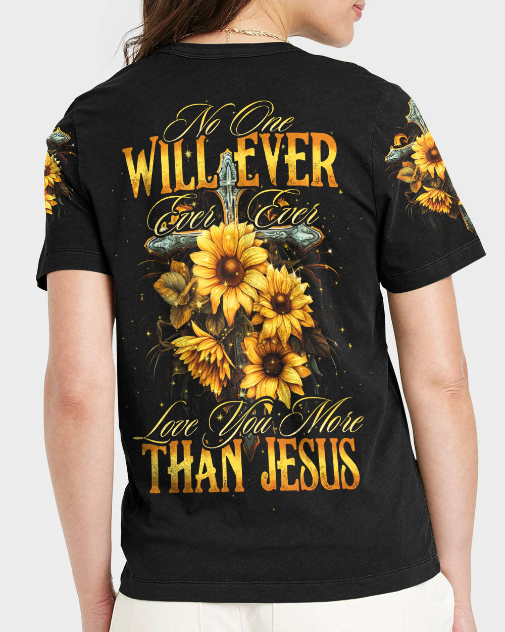 No One Will Ever Love You More Than Jesus Women's All Over Print Shirt - Tytd0507231, easychoo.com