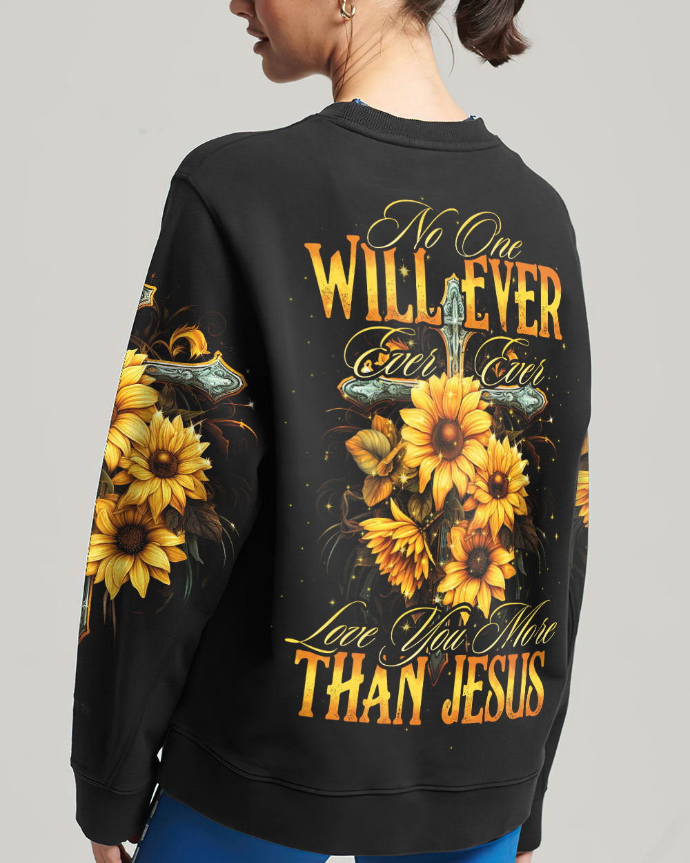 No One Will Ever Love You More Than Jesus Women's All Over Print Shirt - Tytd0507231, easychoo.com
