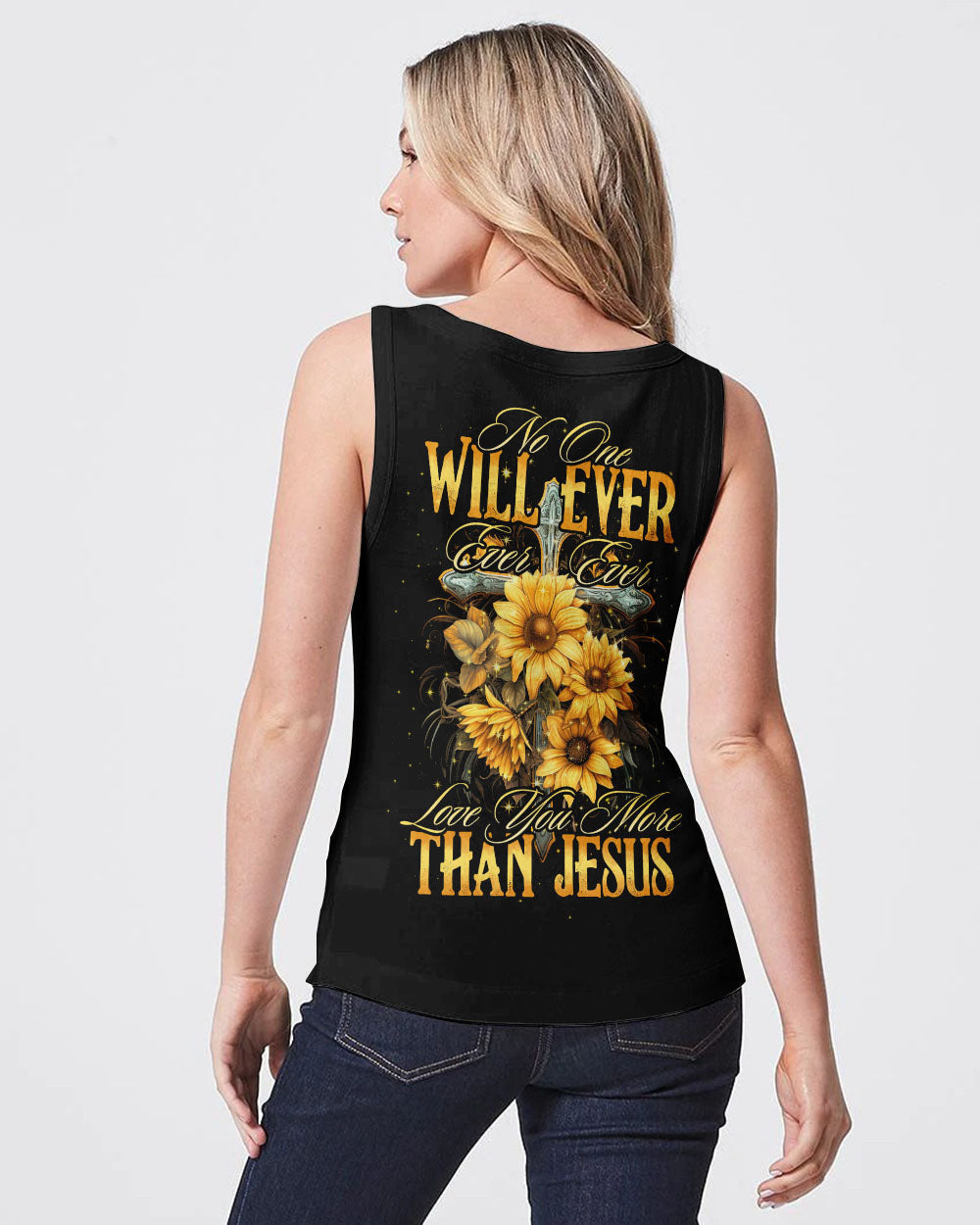 No One Will Ever Love You More Than Jesus Women's All Over Print Shirt - Tytd0507231, easychoo.com