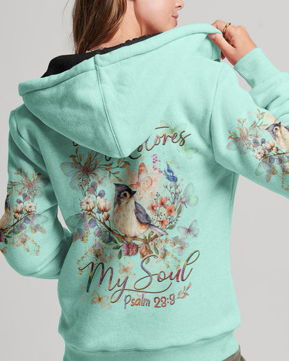 He Restores My Soul Women's All Over Print Shirt - Yhhg1809232, easychoo.com