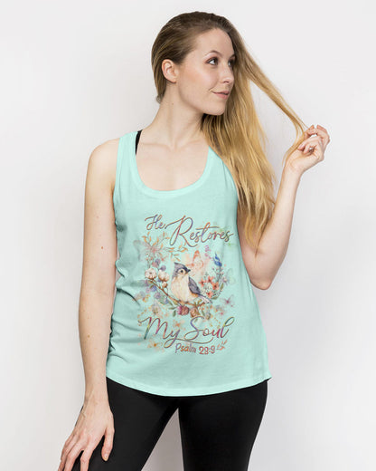 He Restores My Soul Women's All Over Print Shirt - Yhhg1809232, easychoo.com