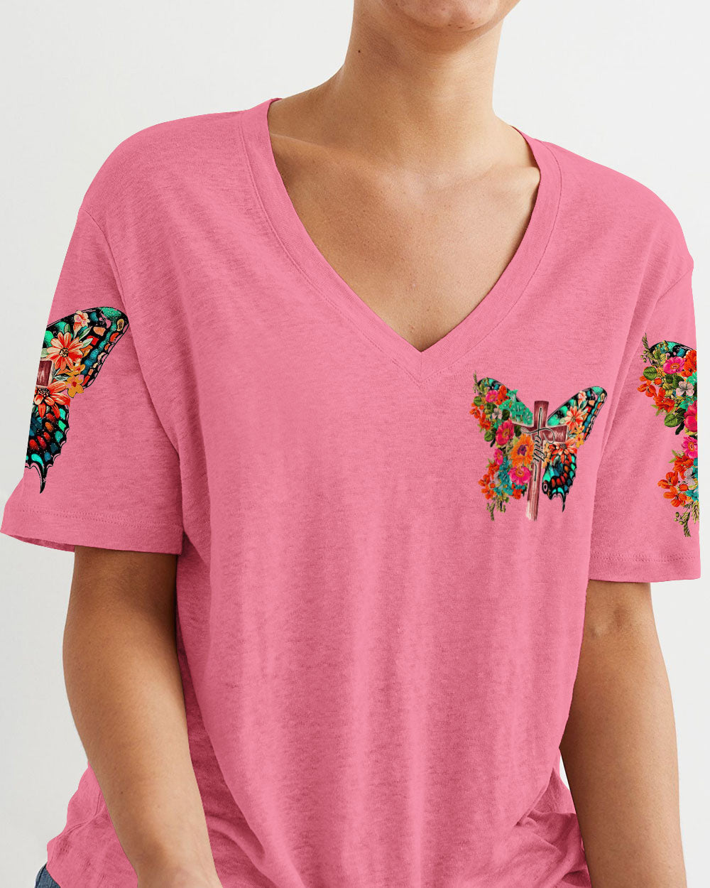 She Is Strong Women's All Over Print Shirt - Tytd0507233, easychoo.com