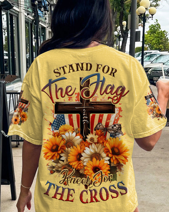 Stand For The Flag Kneel For The Cross Women's All Over Print Shirt - Tlnz0607233, easychoo.com