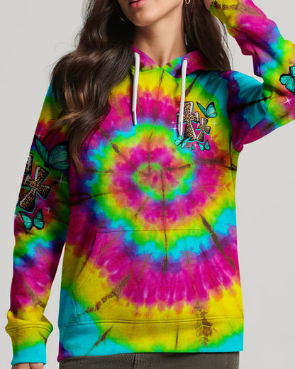 Love Cross Tie Dye Women's All Over Print Shirt - Ty1007232, easychoo.com