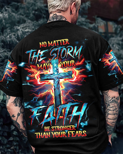 No Matter The Storm Men's All Over Print Shirt - Tlnt1110234, easychoo.com