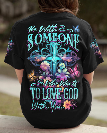Love God With You Women's All Over Print Shirt - Tytd2806233, easychoo.com