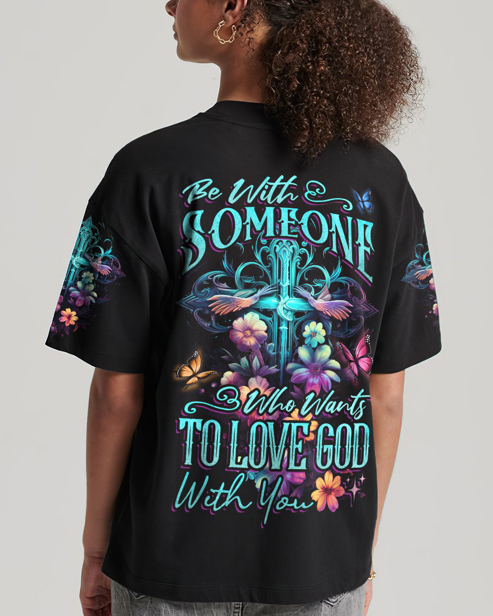 Love God With You Women's All Over Print Shirt - Tytd2806233, easychoo.com