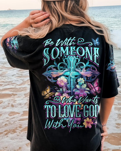 Love God With You Women's All Over Print Shirt - Tytd2806233, easychoo.com