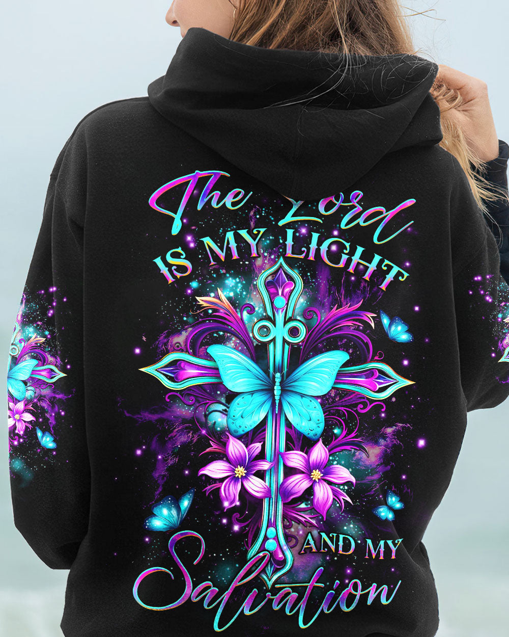 The Lord Is My Light And My Salvation Women's All Over Print Shirt - Yhdu1810232, easychoo.com