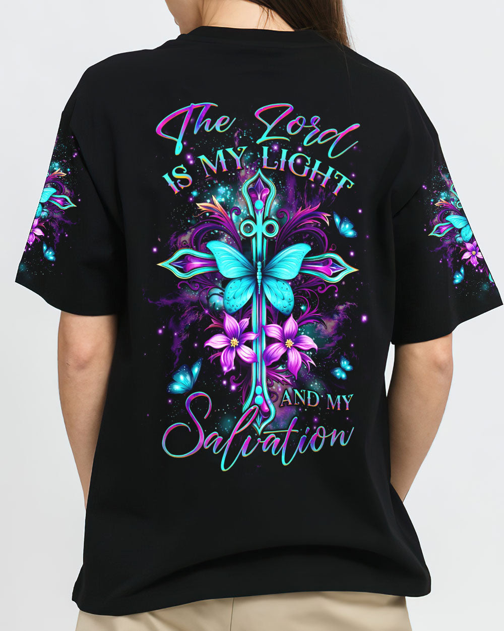 The Lord Is My Light And My Salvation Women's All Over Print Shirt - Yhdu1810232, easychoo.com