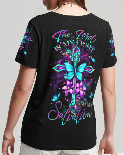 The Lord Is My Light And My Salvation Women's All Over Print Shirt - Yhdu1810232, easychoo.com