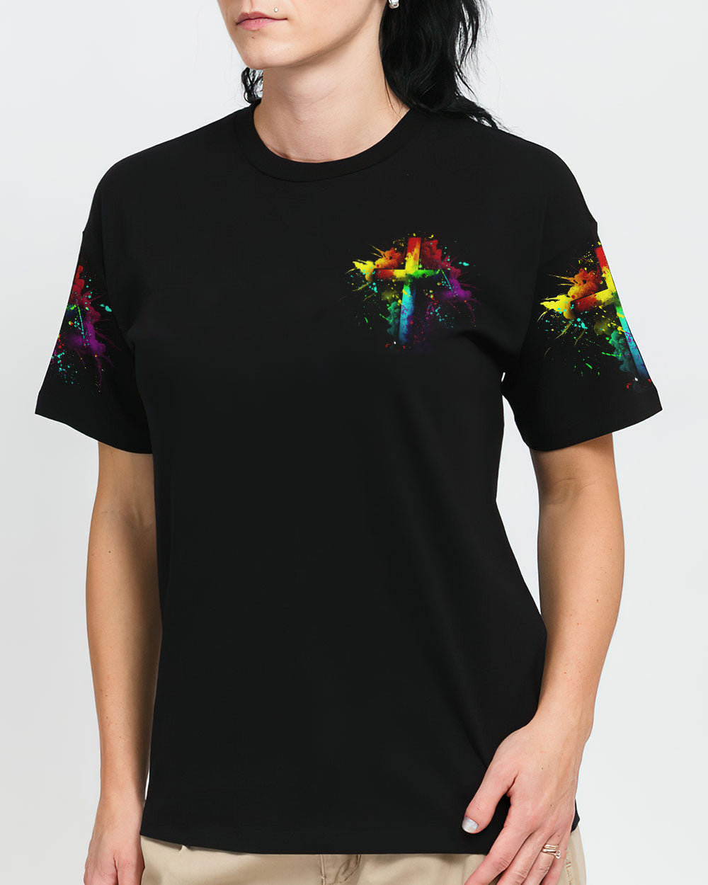 I Owe God Everything Women's All Over Print Shirt - Tytd1207232, easychoo.com