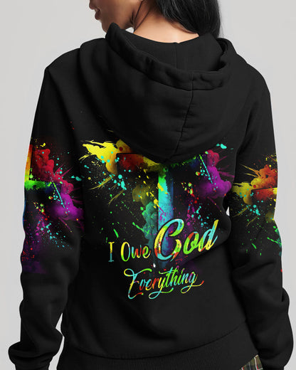 I Owe God Everything Women's All Over Print Shirt - Tytd1207232, easychoo.com