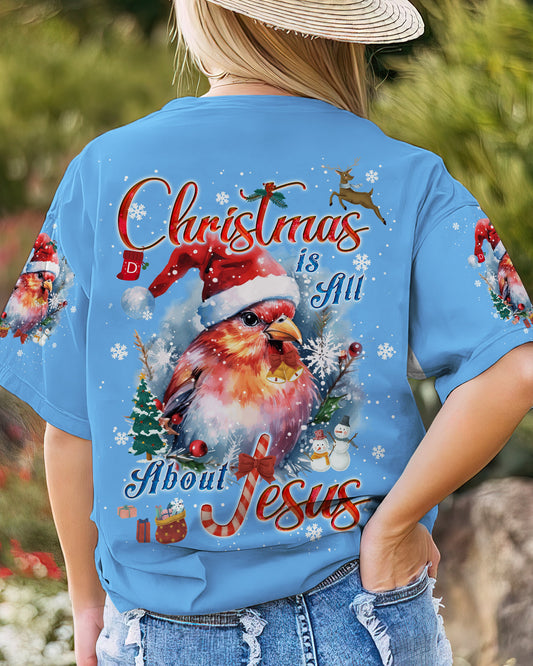 Christmas Is All About Jesus Women's All Over Print Shirt - Tyqy1409232, easychoo.com