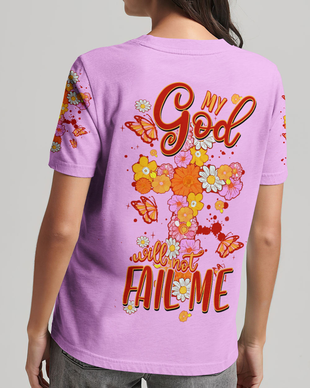 My God Will Not Fail Me Women's All Over Print Shirt - Tytm1007234, easychoo.com