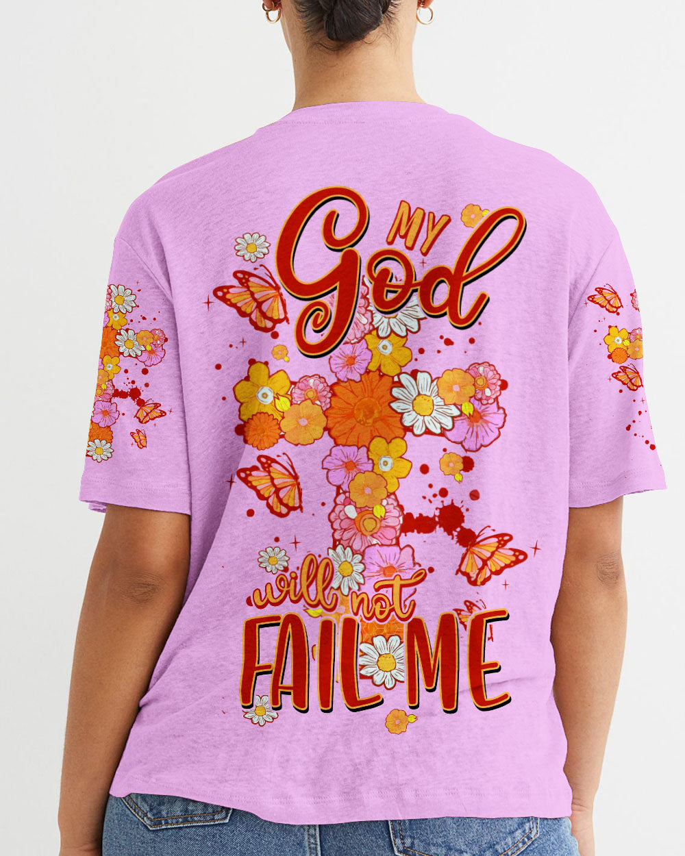 My God Will Not Fail Me Women's All Over Print Shirt - Tytm1007234, easychoo.com