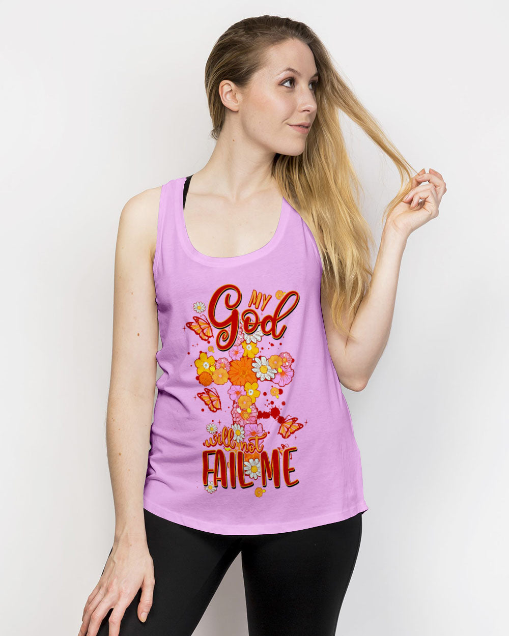 My God Will Not Fail Me Women's All Over Print Shirt - Tytm1007234, easychoo.com