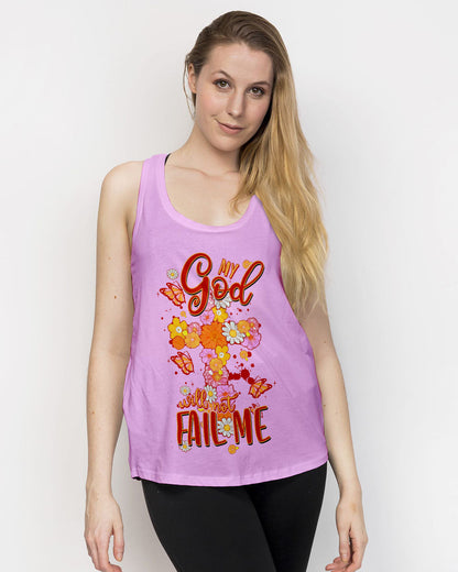My God Will Not Fail Me Women's All Over Print Shirt - Tytm1007234, easychoo.com