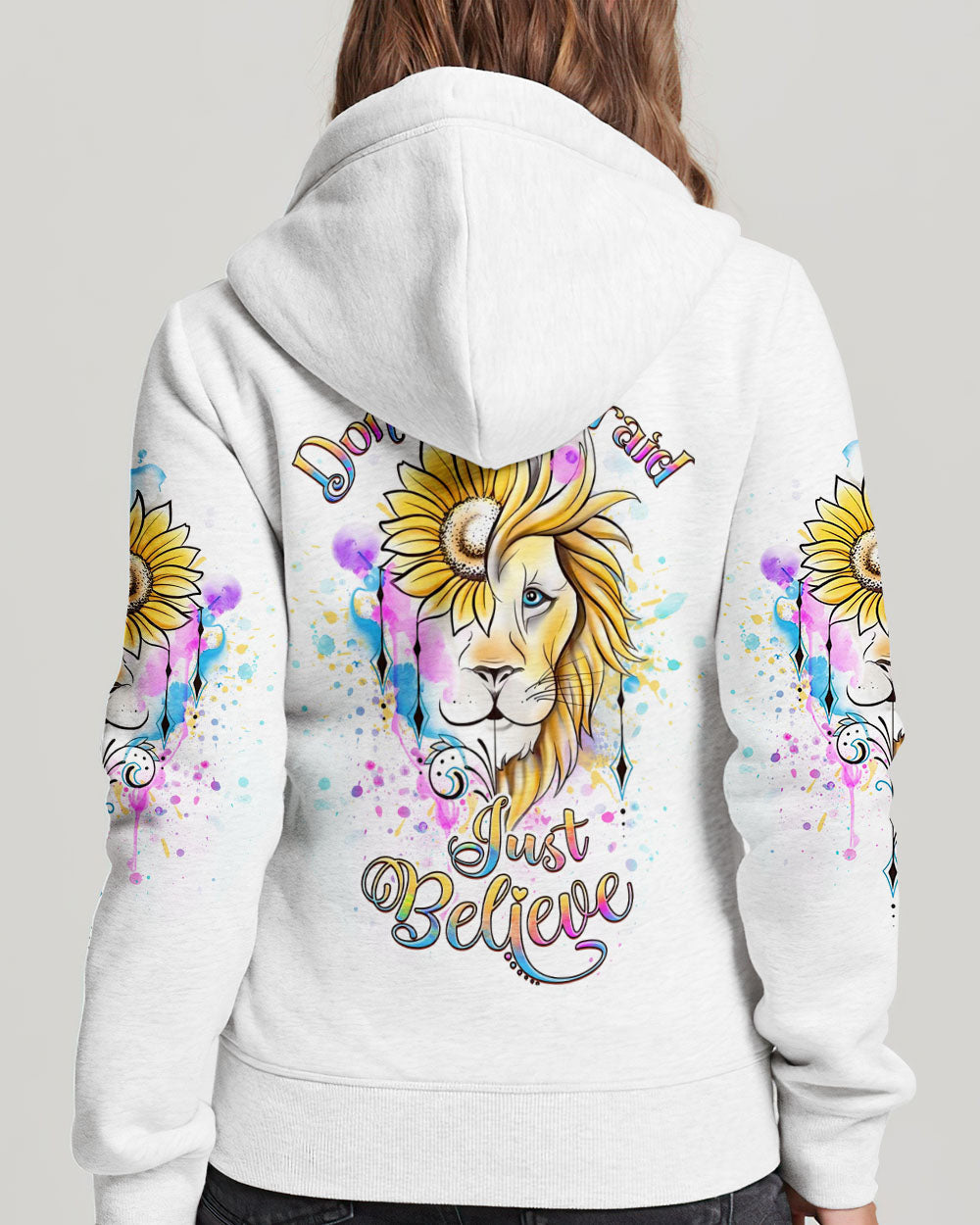 Don't Be Afraid Just Believe Women's All Over Print Shirt - Yhdu2407238, easychoo.com