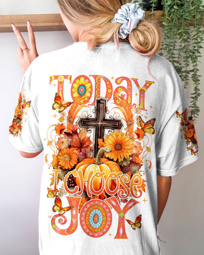 Today I Choose Joy Autumn Women's All Over Print Shirt - Tytm1907232, easychoo.com