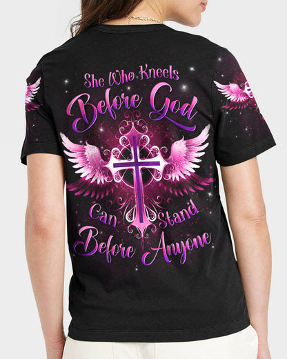 She Who Kneels Before God Women's All Over Print Shirt - Yhln2308232, easychoo.com