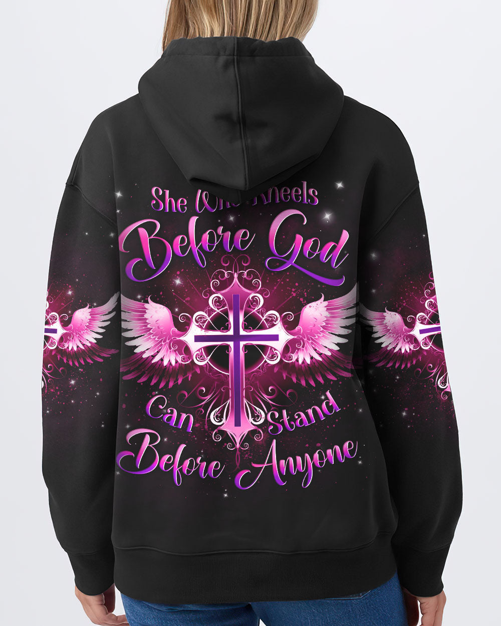 She Who Kneels Before God Women's All Over Print Shirt - Yhln2308232, easychoo.com