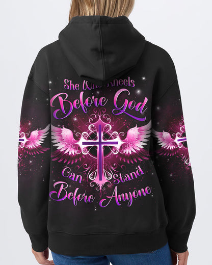 She Who Kneels Before God Women's All Over Print Shirt - Yhln2308232, easychoo.com