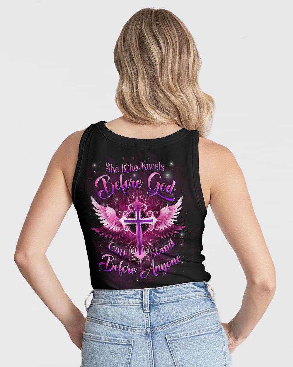 She Who Kneels Before God Women's All Over Print Shirt - Yhln2308232, easychoo.com