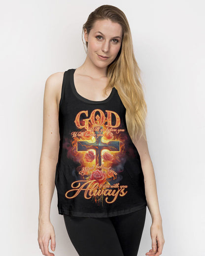 God Will Go Before You Women's All Over Print Shirt - Tlno2107234, easychoo.com