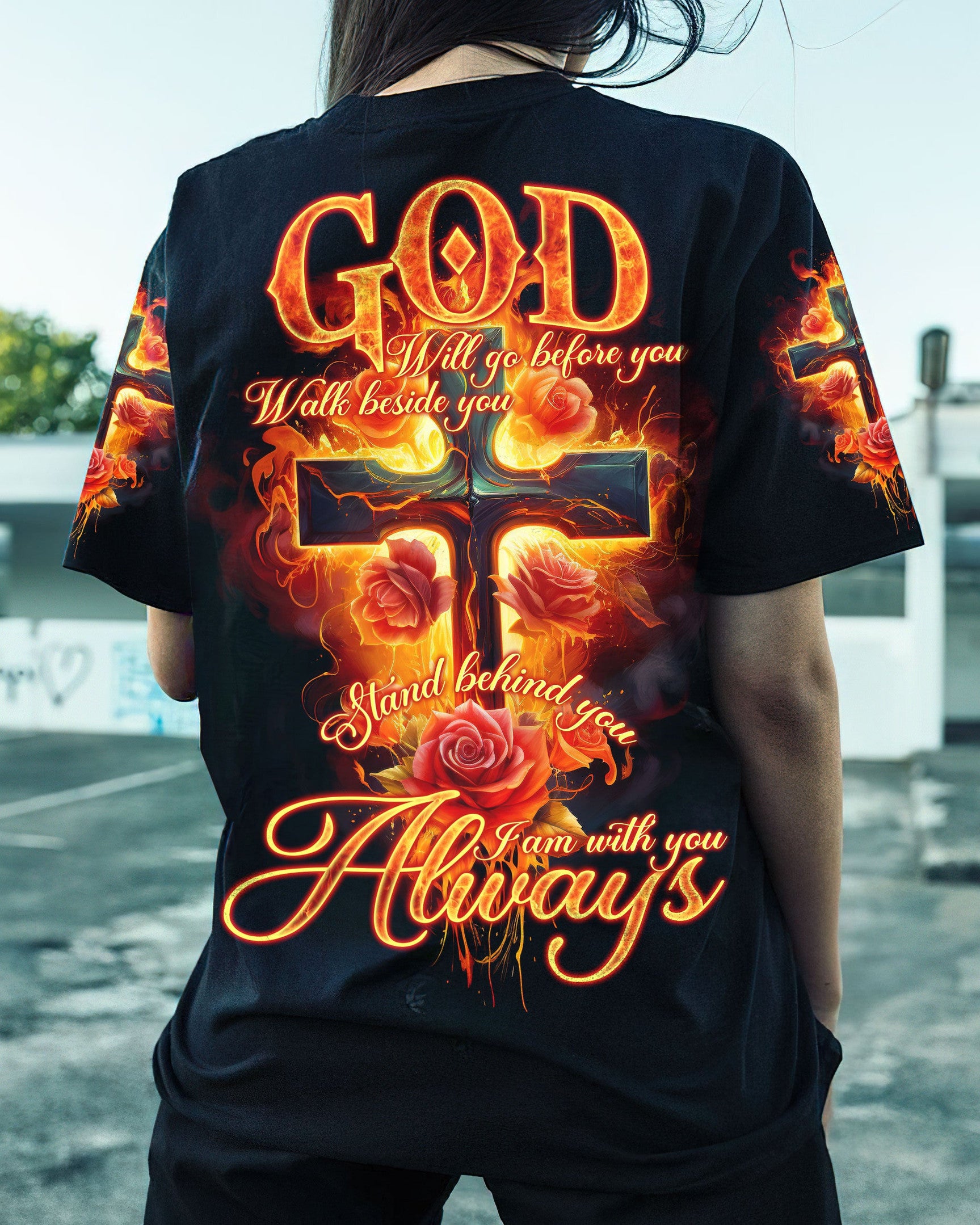 God Will Go Before You Women's All Over Print Shirt - Tlno2107234, easychoo.com