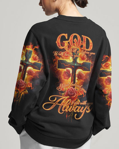 God Will Go Before You Women's All Over Print Shirt - Tlno2107234, easychoo.com