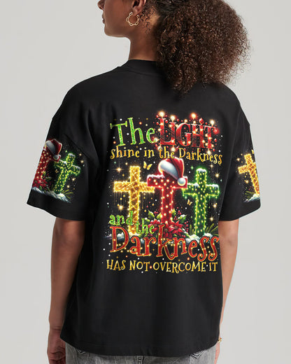 The Light Shines In The Darkness Christmas All Over Print Shirt - Tytm2010234, easychoo.com