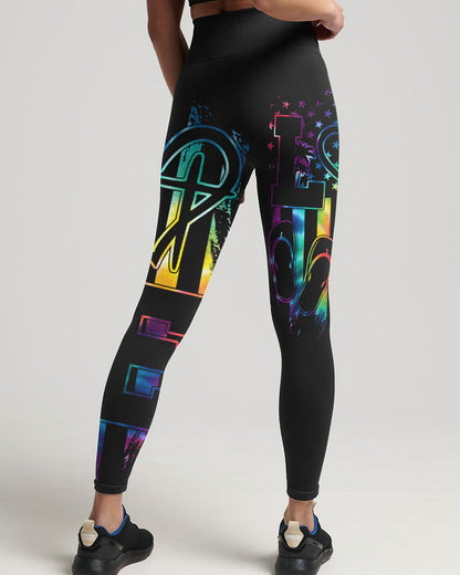 Love Faith Tie Dye Flag Women's All Over Print Shirt - Ty2506237, easychoo.com