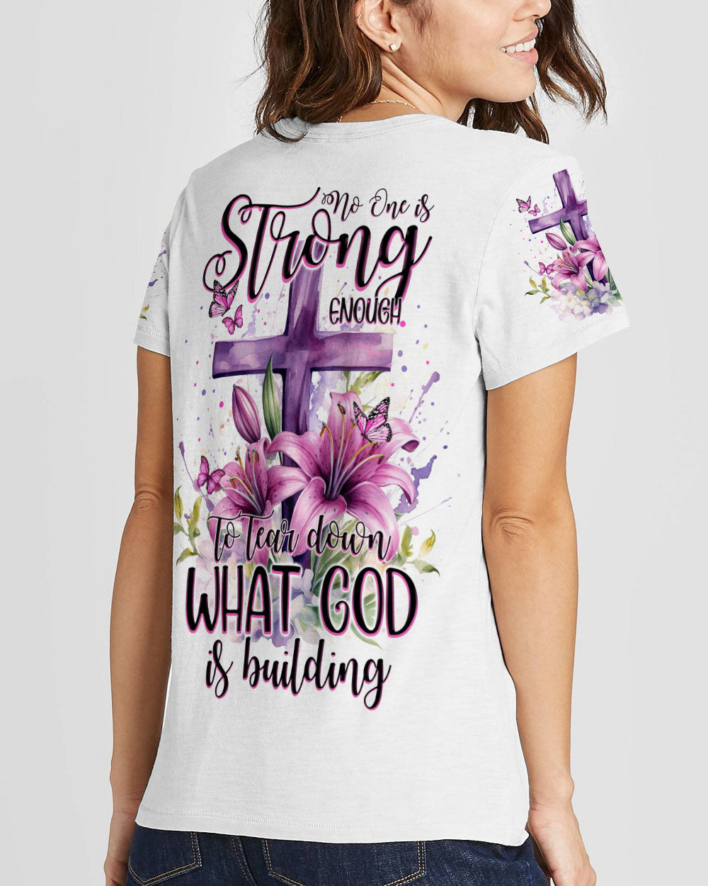 No One Is Strong Enough To Tear Women's All Over Print Shirt - Tytm1708232, easychoo.com