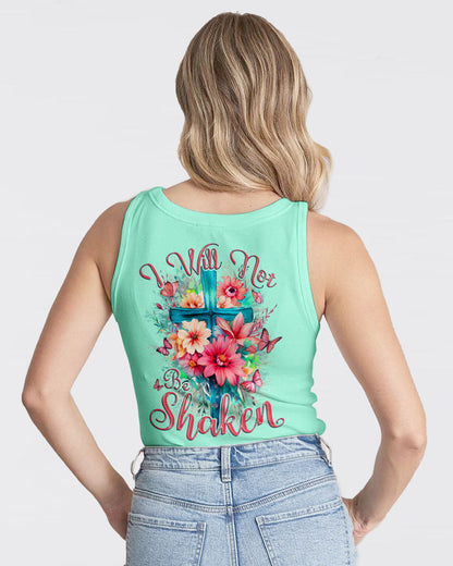 I Will Not Be Shaken Women's All Over Print Shirt - Tytd0510232, easychoo.com