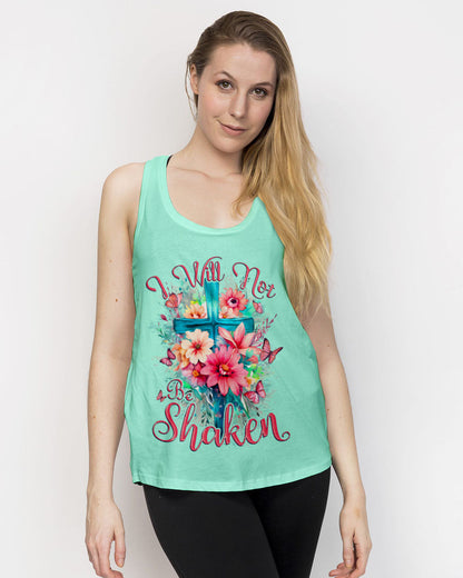 I Will Not Be Shaken Women's All Over Print Shirt - Tytd0510232, easychoo.com