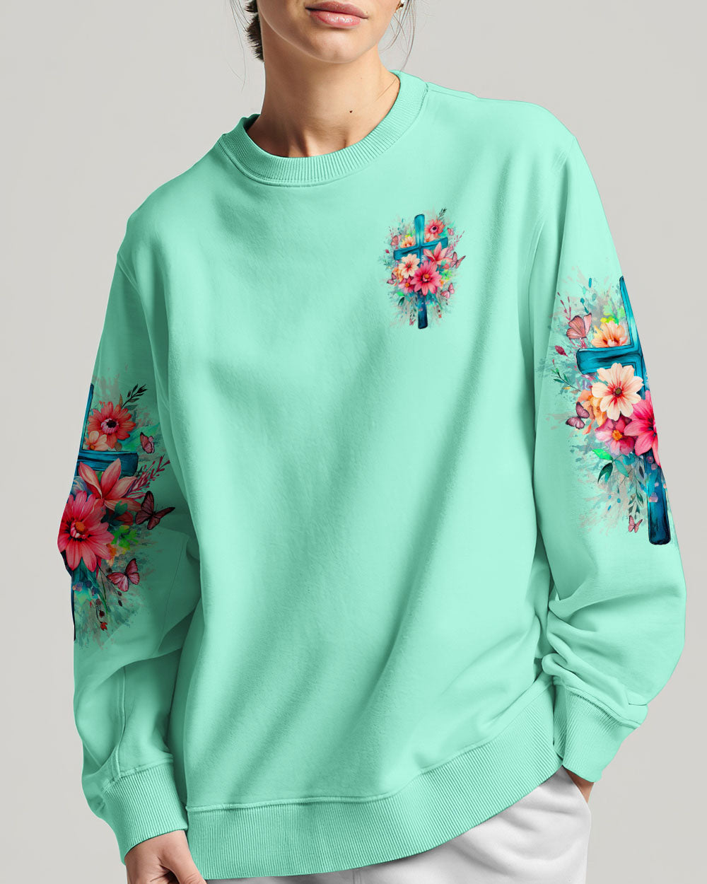 I Will Not Be Shaken Women's All Over Print Shirt - Tytd0510232, easychoo.com