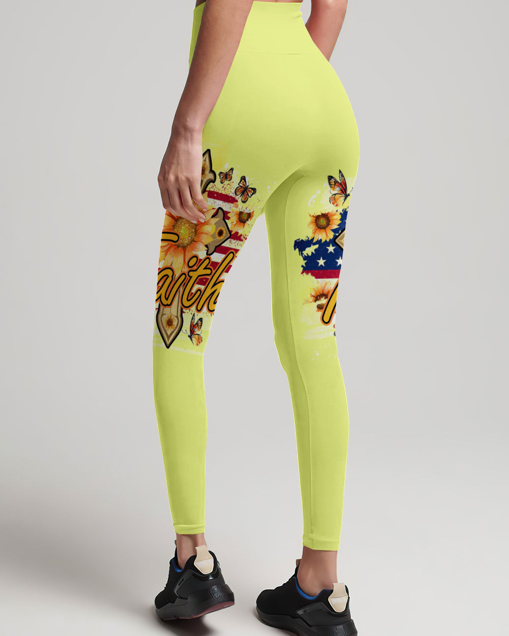 Faith Sunflower Flag Women's All Over Print Shirt - Tlno1708232, easychoo.com