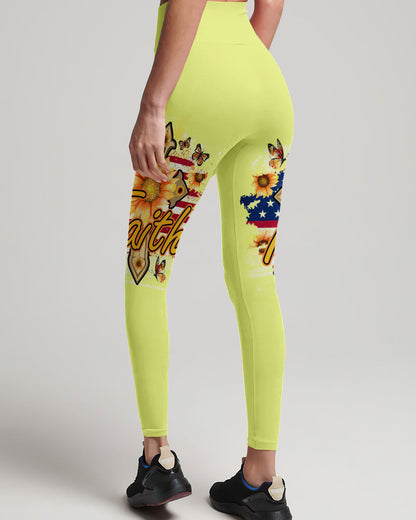 Faith Sunflower Flag Women's All Over Print Shirt - Tlno1708232, easychoo.com