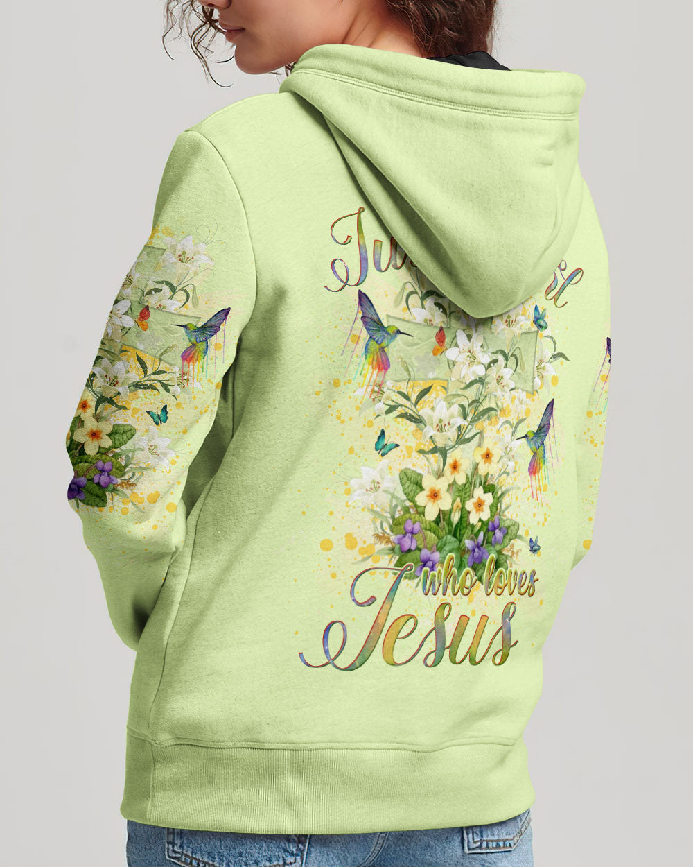 Just A Girl Who Loves Jesus Women's All Over Print Shirt - Yhlh15092302, easychoo.com